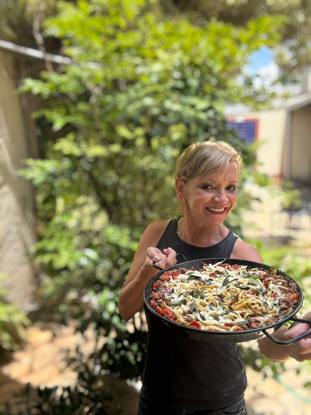Macarrão com molho de carne moída