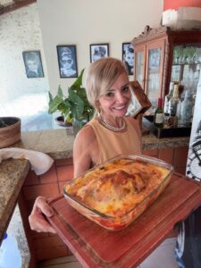 Parmegiana com Purê  Cremoso Gratinado