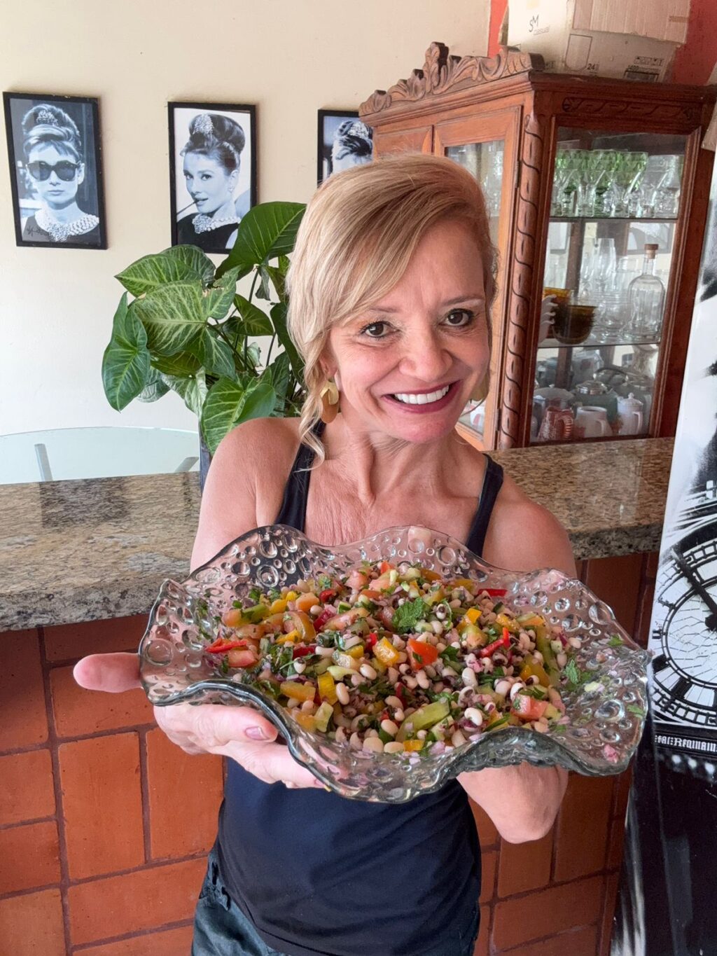 Salada Mediterrânea de Feijão-Fradinho