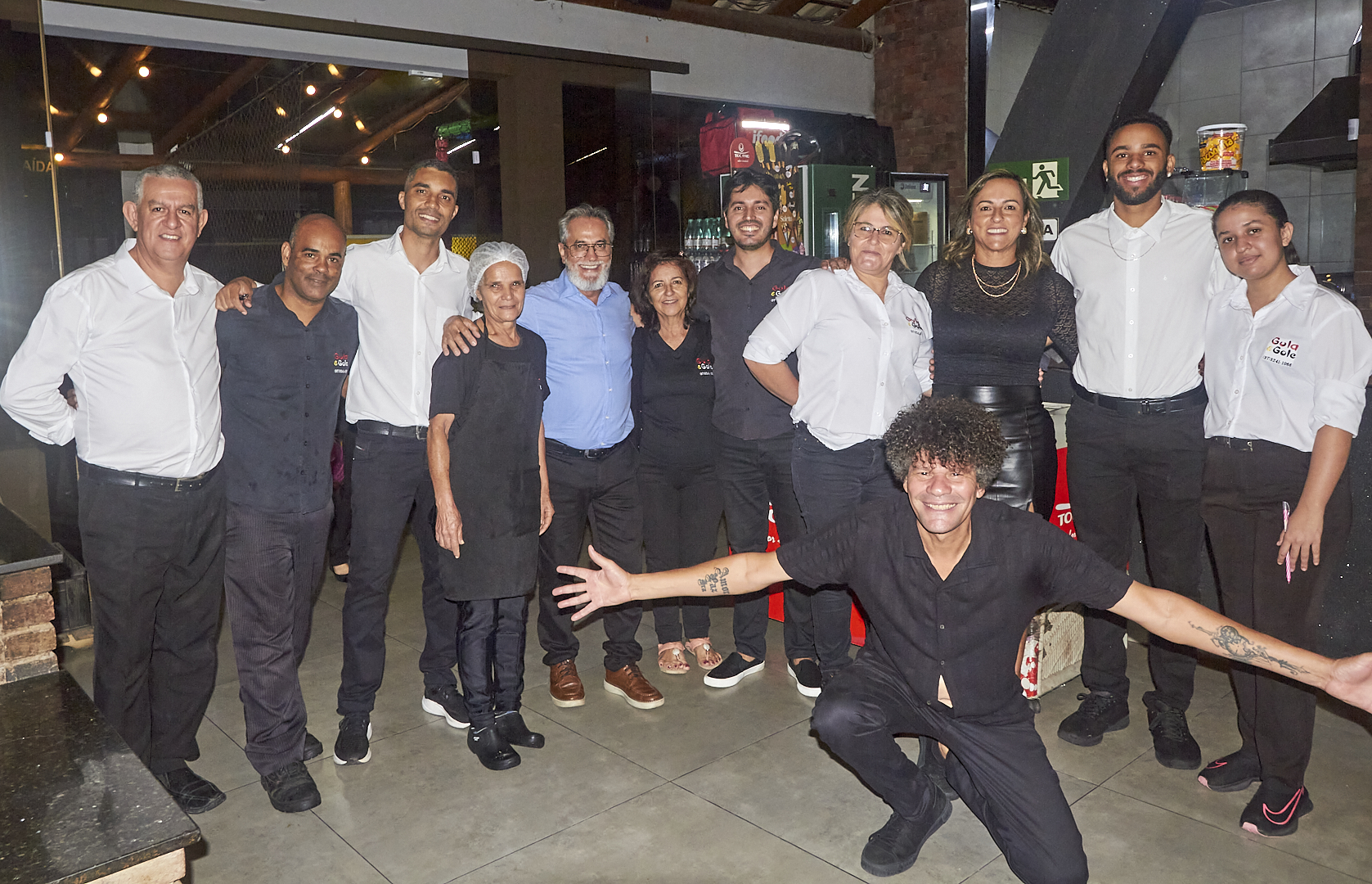 José, Ney, Juliano, Sonia, Delber, Dilma,Filipe,Claudia,Lucilene, Alisson, Giovana e Washington