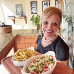 Salada Mediterrânea com Croutons Crocantes