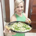 Macarrão Artesanal com molho Alfredo de Couve Flor