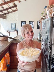 Creme gelado de Leite Ninho com Chocolate Branco